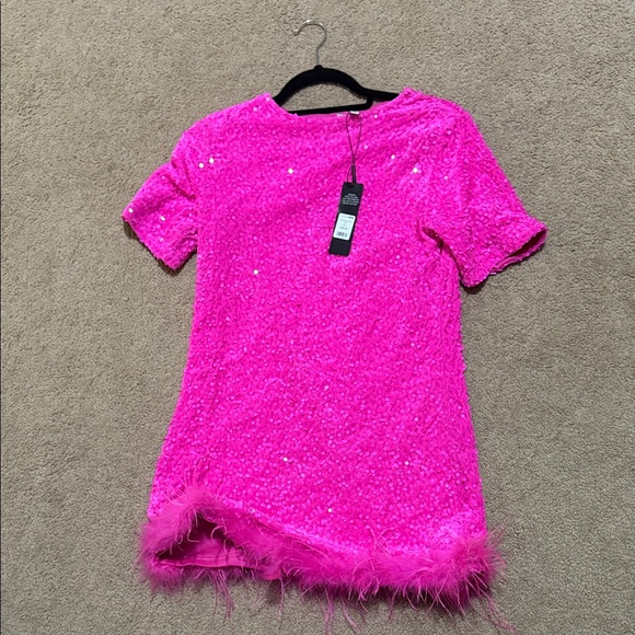 Fashion Nova Pink Sequin Dress - Picture 1 of 1